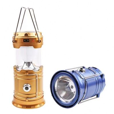 China New Residential Rechargeable Fold Camping Folding Lantern With USB Charger for sale