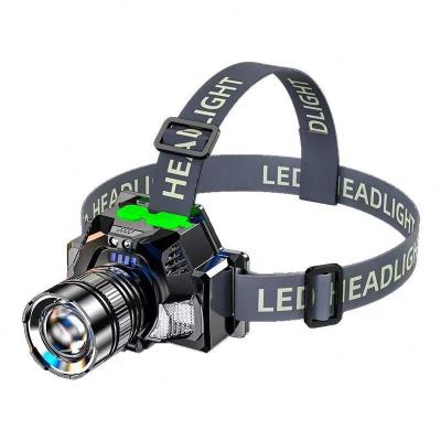 China Good Quality Modern Outdoor Multi Function Induction Headlamp Camping Rechargeable Head Lights for sale