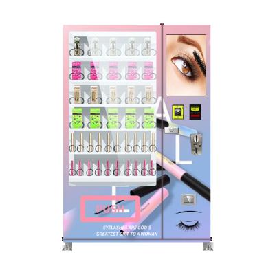 China 2021 New Design Customized Metal Plate Hair Eyelash Lipstick Vending Machine for sale