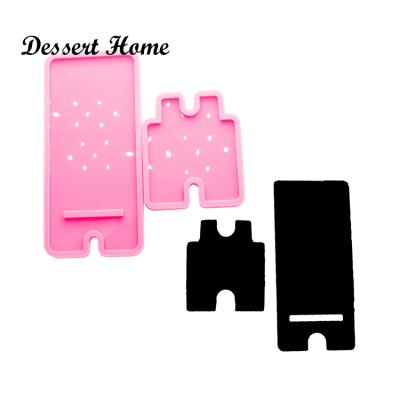 China Viable Glossy DY0319 Phone Stands Available Silicone Mold Jewelry Epoxy Mold Resin Opening Tools Customize for sale