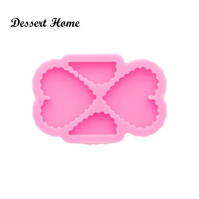 China DY0923 Alentine's Day Heart Straw Topper Molds Brilliant Viable For Resin Art,Epoxy Resin Jewelry Making Cake Tools Opp Bag 1pcs/opp 23g for sale