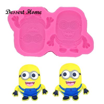 China D0007 Cartoon Anime Sustainable Cake Silicon Molds For Fondant - Sugarcraft Design - Polymer Clay Candy Molds - Cake Decorating Tools for sale