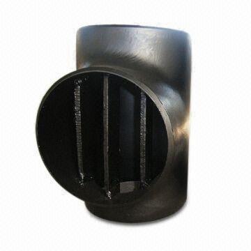 China Steel Barred Water Pipe System Carbon Steel Pipe Fittings Equal Tee for sale