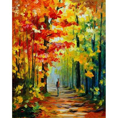 China CHENISTORY 99845 Classic Painting By Numbers Impressionists Alone Oil For Adult On Canvas No Frame for sale