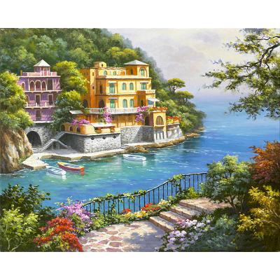 China CHENISTORY 991853 Classic Painting By Numbers On Canvas Oil Wall Decor No View For Kits Canvas Painting for sale