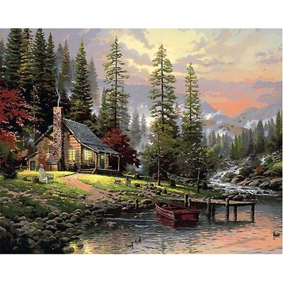 China CHENISTORY 99170 Classic Diy Oil Paint By Numbers Booth Wall Decor Art No Frame For Wholesale for sale