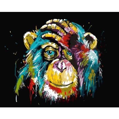 China Dropshipping 40x50cm CHENISTORY 99046 Classic Painting By Number DIY Animal Painting By Numbers for sale