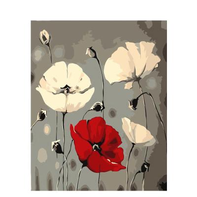 China Classic CHENISTORY 99380 Digital Painting By Numbers Flowers On Canvas No Frame For Kits for sale