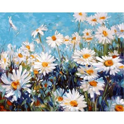 China CHENISTORY 99005 Classic Painting By Numbers On Canvas Oil Flowers No Frame For Wholesale for sale