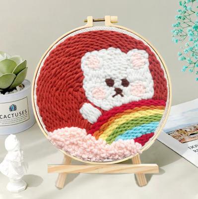 China Diy Cross Stitch Push Embroidery Wool Embroidery Refueling Duck Handmade Material Wrapping Embroidery Vibrato Rubbing Decompression for sale