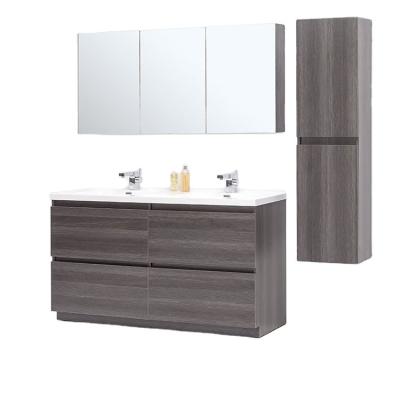 China Modern American Style Bathroom Furniture With Melamine Aluminum Finish for sale