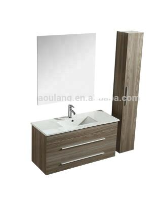 China Modern MDF Bathroom Vanity Cabinet With Medicine Cabinet for sale