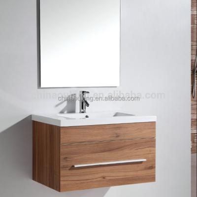 China Modern wall mounted MDF faced melamine bathroom for sale