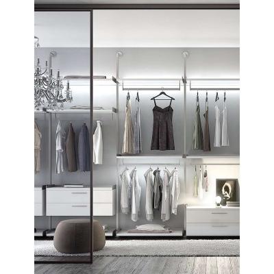 China (Size)Adjustable Wardrobe Bedroom Wardrobe Wardrobe Customized Wardrobes Walk Closet System Aluminum for sale