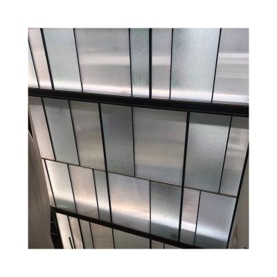 China New design hotel modern villa office indoor partition special and exterior glass barrier and aluminum glass outer wall for sale