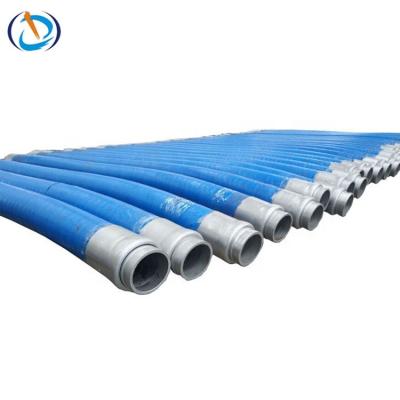 China Construction Hardware Parts DN125 45# 5 Inch Fabric Braid / Steel Wire Braid Concrete Pump Rubber Hose for sale