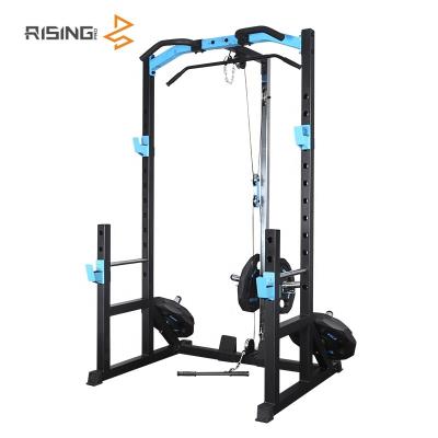 China Modern Half Cabinet Rising Squat with Weight Barbell Stand Squat Press Bench and Squat Stand for sale