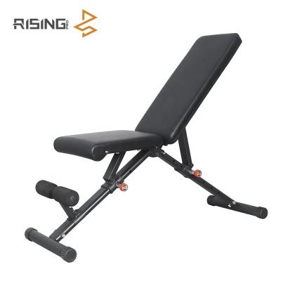 China Modern Rising Multifunctional Foldable Gym Equipment Manufacturer Dumbbell Bench Foldable Sit Bench for sale