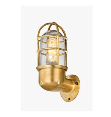 China Industrial Modern Fancy Gold LED Wall Sconce Vintage LED Wall Lamp Indoor Outdoor Brass Light For Restaurant Hotel Home for sale