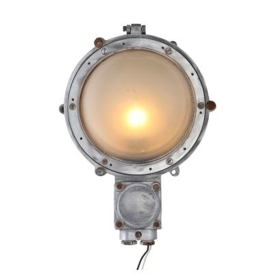 China Retro Aisle Industrial Creative Corridor Hotel Nordic Industrial Glass Wall Lamp For Restaurant Bedroom for sale