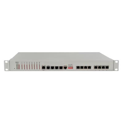 China Support SNMP Manager Fcp-E32G4 19 Inch 1U 32E1+4Ge Pdh Fiber Multiplexer 19 Inch 483X200X45mm (WXDXH) for sale