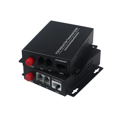 China Standard Rj11 Telephone Interface 2-Channel Pots Rj11 Telephone Line Over 23-2 Converter for sale