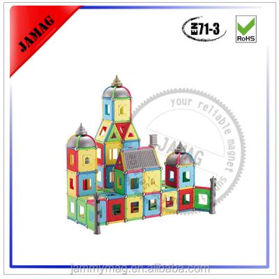 China Building block 2018 new toy magnet tiles toys, magnetic brick children's building block for sale