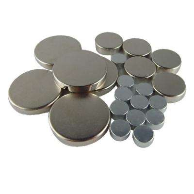 China Industrial Magnet Invisible Neodymium Magnets For Purses D10*1.8mm Zinc Coated for sale