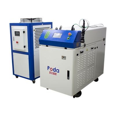 China Garment Shops 500W Stainless Steel Handheld Butt Welding Fiber Laser Welding Machine for sale