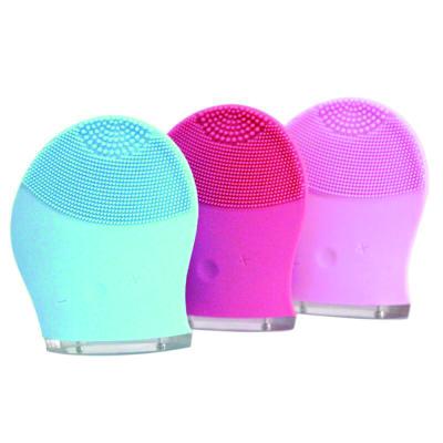 China Silicone Ultrasonic Electric Face Wash Instrument Brush DEEP CLEANING Pore Cleansing Vibration Massage Relaxation Facial Tool for sale