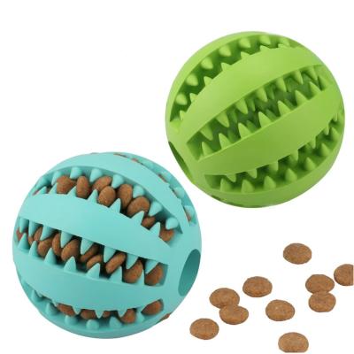 China Sustainable Chew Pet Products Rubber Food Dispensing Dog Toy for sale