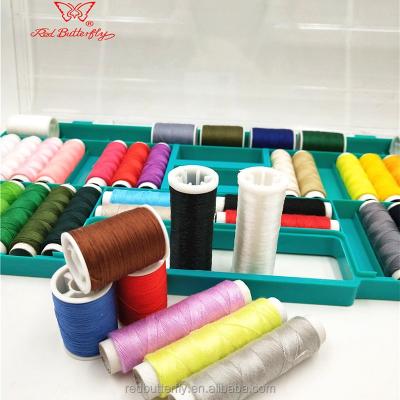 China Wholesale High Tenacity 40S/2 100% Polyester Spun Sewing Kits for sale