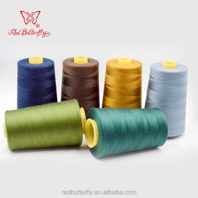 China High Tenacity 100% Polyester Spun Sewing Thread 40S/2 5000M for sale