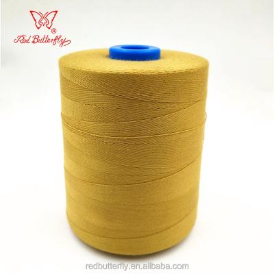 China High Tenacity 4000M High Quality Polyester Dyed Seam Thread 20S/3 for sale