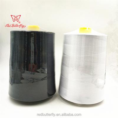 China Low Shrinkage 50S/3 20000Y Best Quality 100% Polyester Spun Sewing Thread for sale