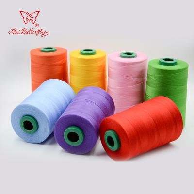 China High Tenacity 40S/2 5000Y 100% Spun Polyester Sewing Thread for sale