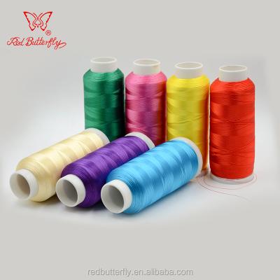 China Low Shrinkage 100% Rayon Embroidery Thread 120D/2 3000Yds for sale