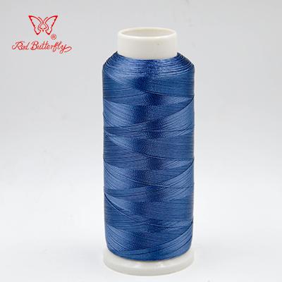 China Low Shrinkage Rayon Embroidery Thread 120D/2 100% Net Weight 90g/cone for sale