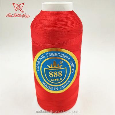 China 888 SANBA 120D/2 Brand High Temperature Resistant Wholesale Rayon Embroidery Thread for sale