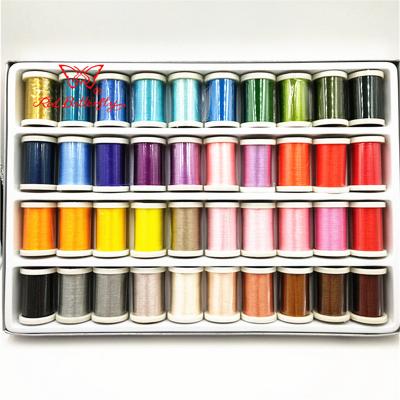 China Embroidery Thread Shrink Low Assorted Color Sets for sale