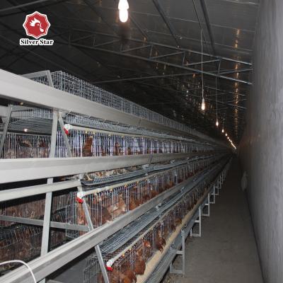 China Wire Mesh Hot Galvanize A Layer Battery Chicken Cage Of Poultry Farm for sale