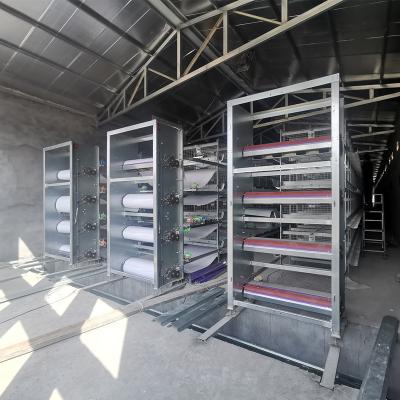 Chine 1.4m 1.75m Automatic Poultry Manure Belt System H Chicken Cage Use à vendre