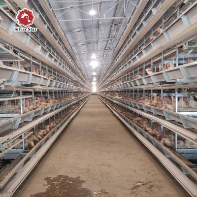 China Galvanized Automatic 4 Layer Battery Poultry Chicken Cage Chicken Layer Farming Equipment For Sale for sale