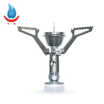 China Outdoor Stove Mini Camping Stove Foldable and Lightweight Portable Ultralight Burner Camping Gas Cooking Stove for sale