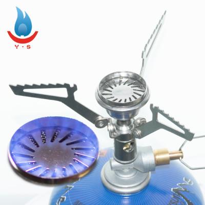 China Foldable and Lightweight Backpacking Camping Gas Stove One Burner Propane Stove Titanium Compact Camping Stove for sale