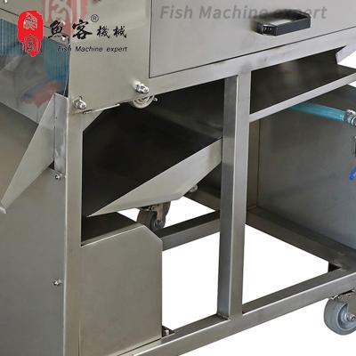 China Deli Cod Fillet Paste Processing Peeler Scales Crushing Small Meat Grinder Fillet Fish Fillet Cutting Machine for sale