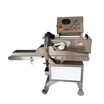 China Make FCM918 Fish Food Seafood Processing Machine For Fish Carve Fish Equipment Multi-size Fish Portion Cutter Frozen Meat Slicer Production Line for sale