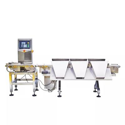 China Industral Scale Automatic Weight Sorter For Fish / Seafood / Fruit With Conveyor for sale