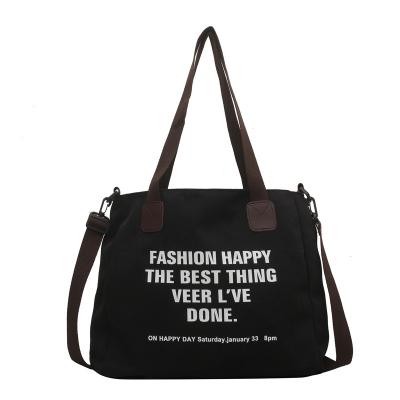 China Fasion Fashion Women Canvas Handbag Tote Nylon Bag Canvas Spring Handbags 2022 Canvas Bag for sale