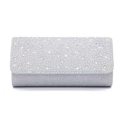 China Fasion Clutch bag new high-quality European and American hot diamond dinner party trend messenger bag for sale